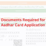 Documents Required For Aadhar Card Application Image