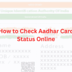 How To Check Aadhar Card Status Online Image