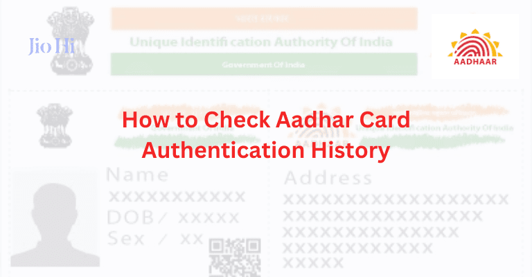 How To Check Aadhar Card Authentication History Image