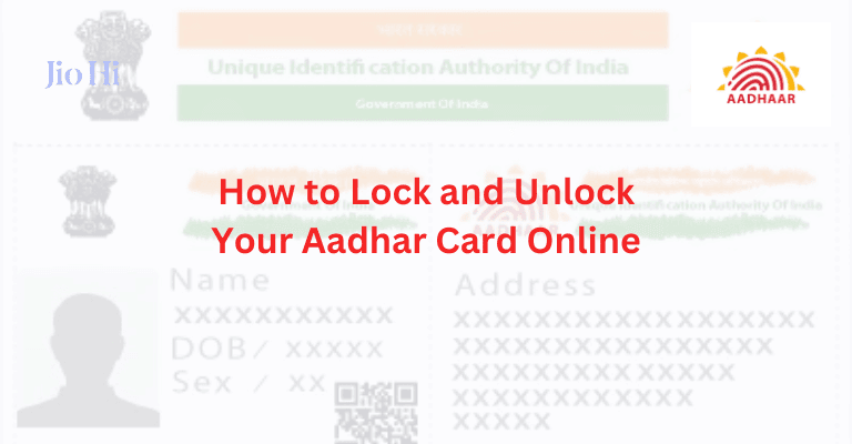 How To Lock And Unlock Your Aadhar Card Online Image