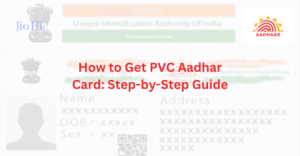 How To Get Pvc Aadhar Card Online Image
