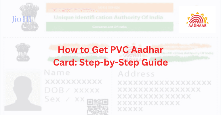 How To Get Pvc Aadhar Card Online Image
