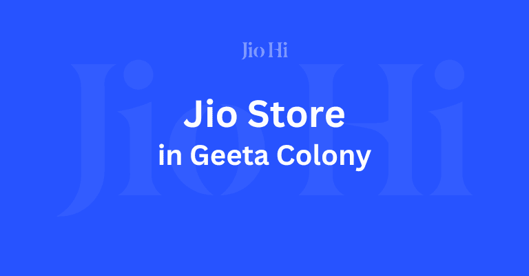 Jio Store In Geeta Colony Image