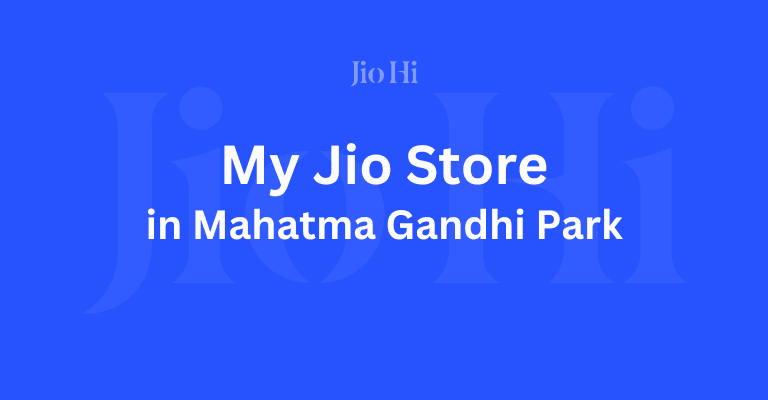 My Jio Store In Mahatma Gandhi Park Image
