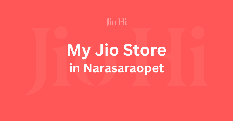 My Jio Store In Narasaraopet, Andhra Pradesh Image