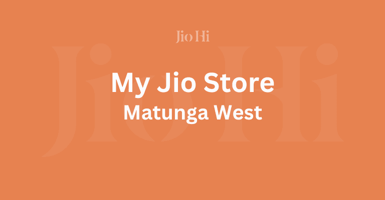 My Jio Store In Matunga West, Mumbai, Maharashtra Image