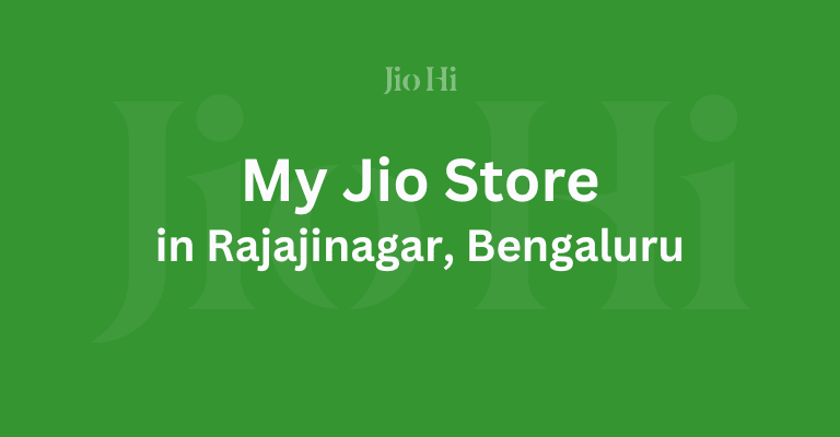 My Jio Store In Rajajinagar, Bengaluru, Karnataka Image